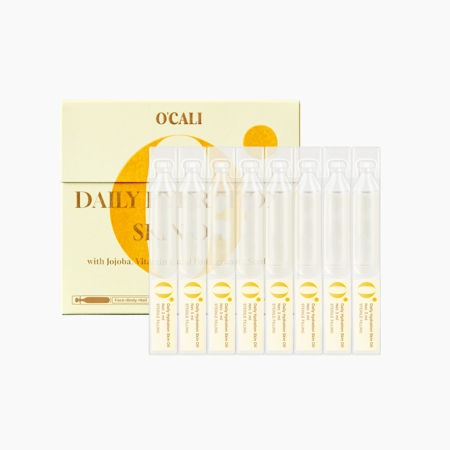 O'CALI Daily Hydration Skin Oil (16 Pcs/Pack, 3 ml)